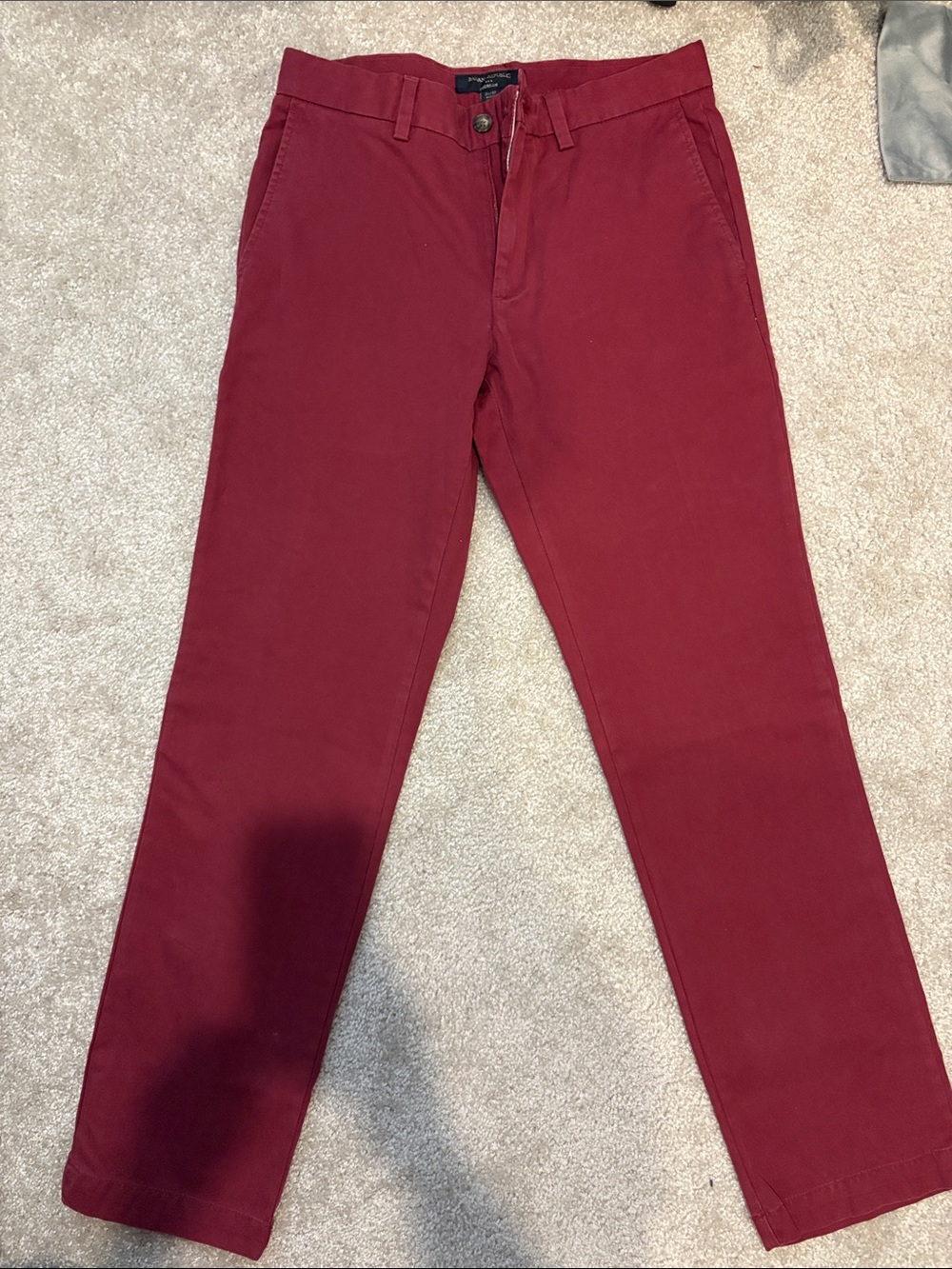 Banana Republic Men's Burgundy Chinos